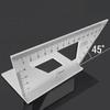 Multifunctional Square 45/90 Degree Gauge Angle Ruler Measuring Woodworking Tool