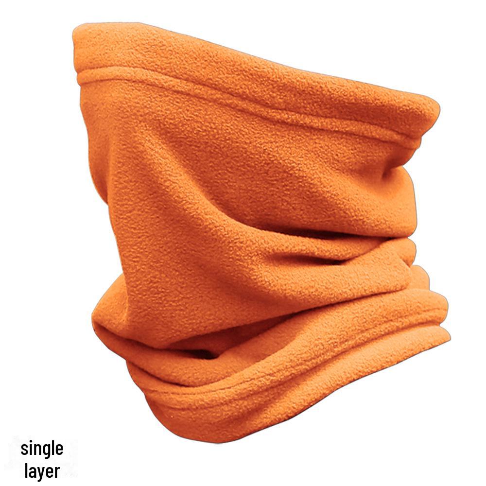 Многофункциональная флисовая утепленная манжета для шеи - ветрозащитная, морозостойкая маска для катания на лыжах и велосипеде на осень и зиму