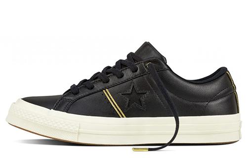 Converse Кроссовки One Star Ox 'Черно-белые' Кожа 159701C