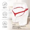 Amy Coulee Silicone Ring Open Sexy Sexy Exposed Pants Men's T-Back Underwear, Front, Lingerie, See-Through Pants, Underwear, Extreme, (Red, XL)