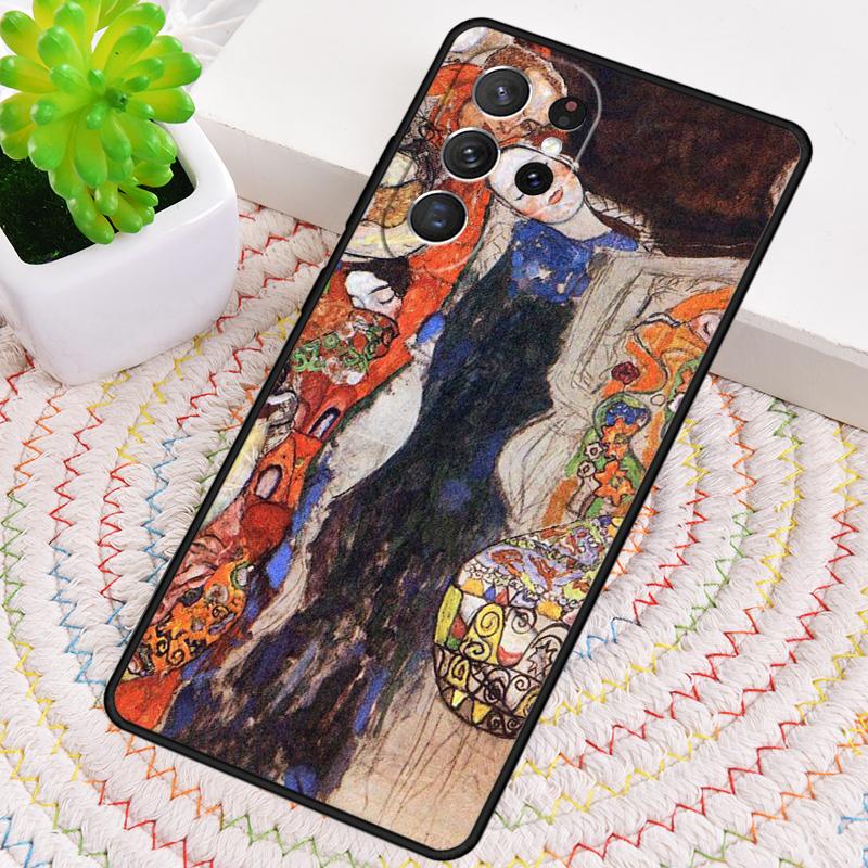 Поцелуй Густава Климта Силиконовый чехол для телефона Samsung Galaxy note 10 pro S26 S25 S24 S23 S22 S21 Plus S25Ultra Capa Cover