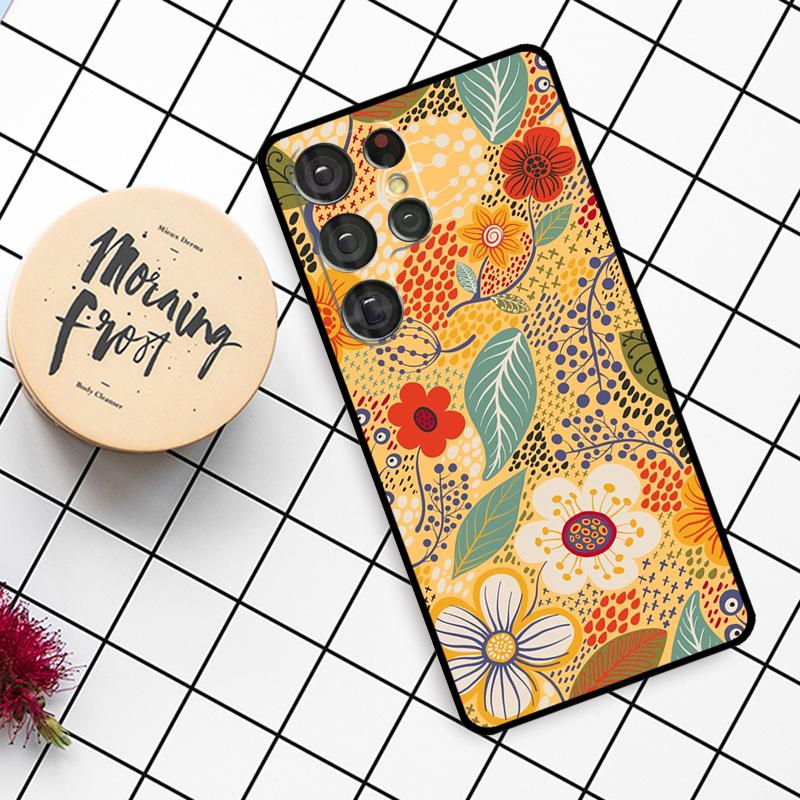 Чехол 'Цветочный Шарм Сад Секретов' для Samsung Galaxy S24 FE S20 FE S21 S22 S23 S24 S25 Ultra S9 S10 S25 Plus
