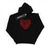 Womens/Ladies Mickey Mouse Heart Silhouette Hoodie