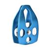Outdoors Climbing 32KN Rescue Pulley Single Sheave with Swing Plate (Blue)