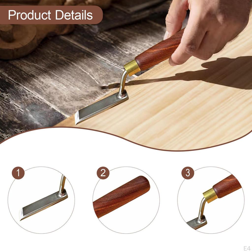 Деревянное долото Легкая сталь Скошенный край Плотник для начинающих Любители 1 см ширина