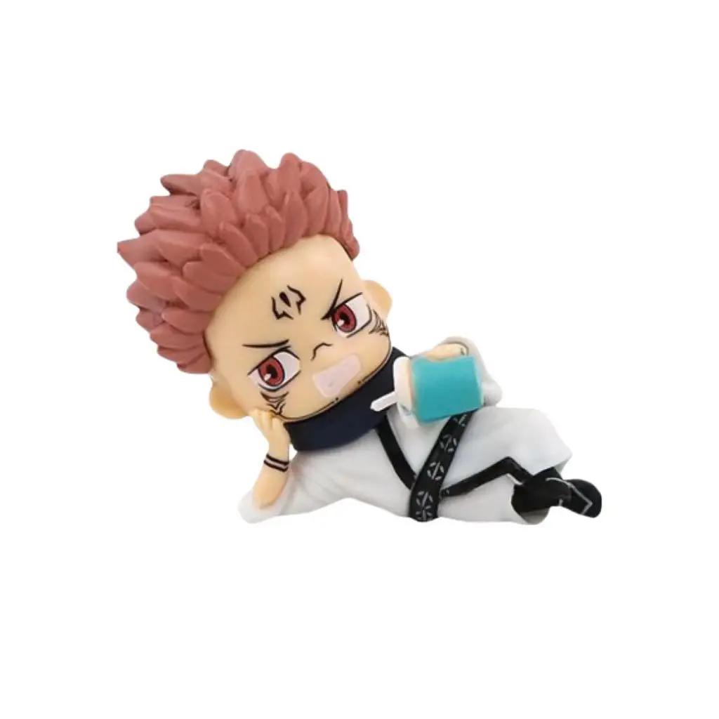 6 шт./упаковка Фигурка Jujutsu Kaisen Q Posket Сатору Годжо Гэто Сугуру Юдзи 7 см Фигурка Коллекция Аниме Куклы Модель игрушки Украшения