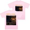 Sepultura European Tour Commemorative TShirt Metal Rock Style Unisex Cotton Short Sleeve High Street Rock Top Tshirts