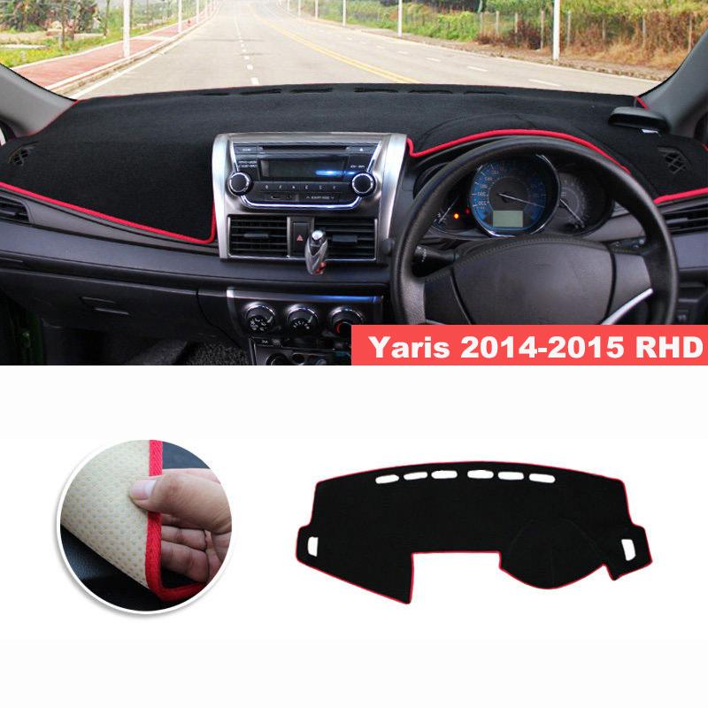 Для Toyota Yaris XP130 2014 2015 автомобильный коврик для приборной панели солнцезащитный козырек коврики защитные аксессуары