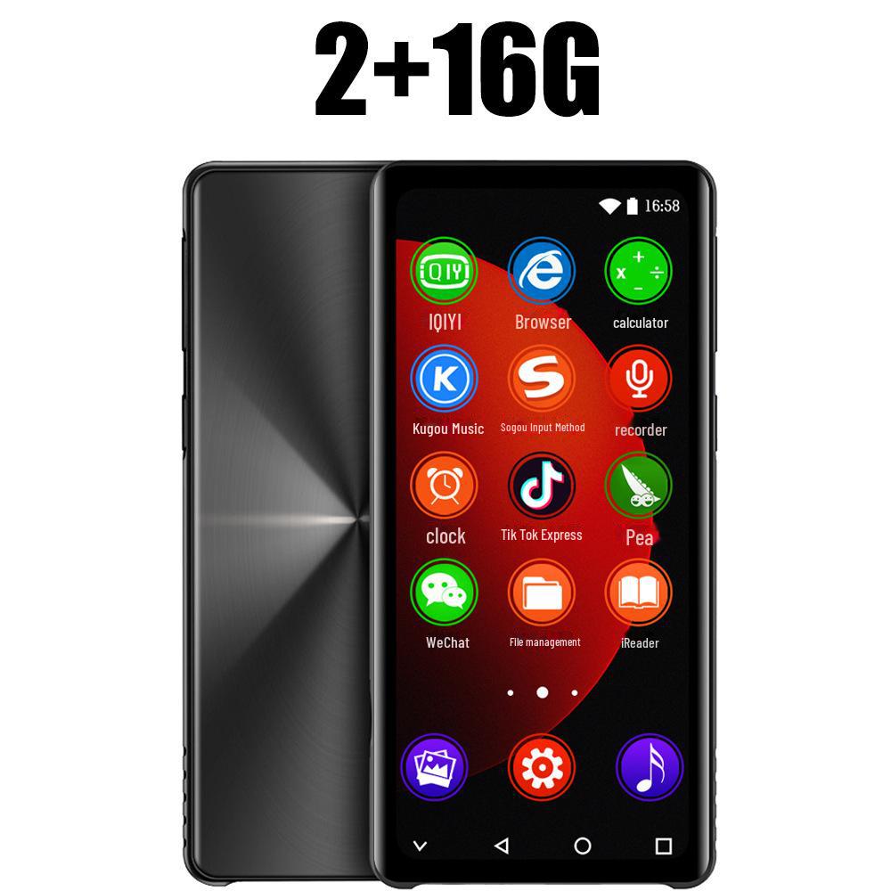 4.0" WiFi Bluetooth MP4 Player - Full Touch Android, Lossless MP3 Portable Music Player