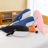 Soft Whale Plush Toy Bed Doll Large Doll Sea Creature Throw Pillow Doll Down Filling