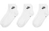 Nike Носки с манжетой Унисекс 3 пары Белые DX5074-101