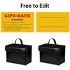 Lipo Battery Fireproof Bag High Temperature Resistant Storage Charging Pouch