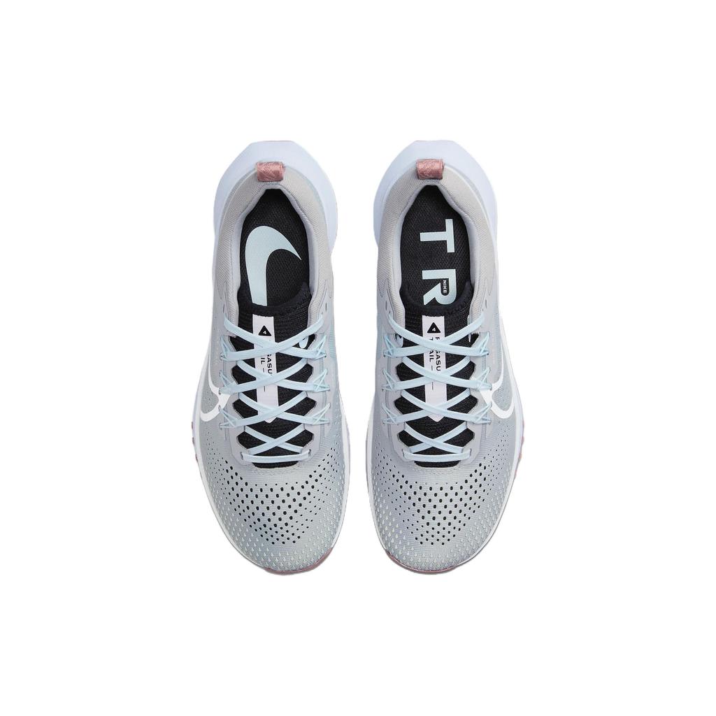 Nike React Pegasus Trail 4 Light Smoke Smokey Mauve Женские кроссовки Серые Светло-Дымчато-Серые Черные DJ6159-005