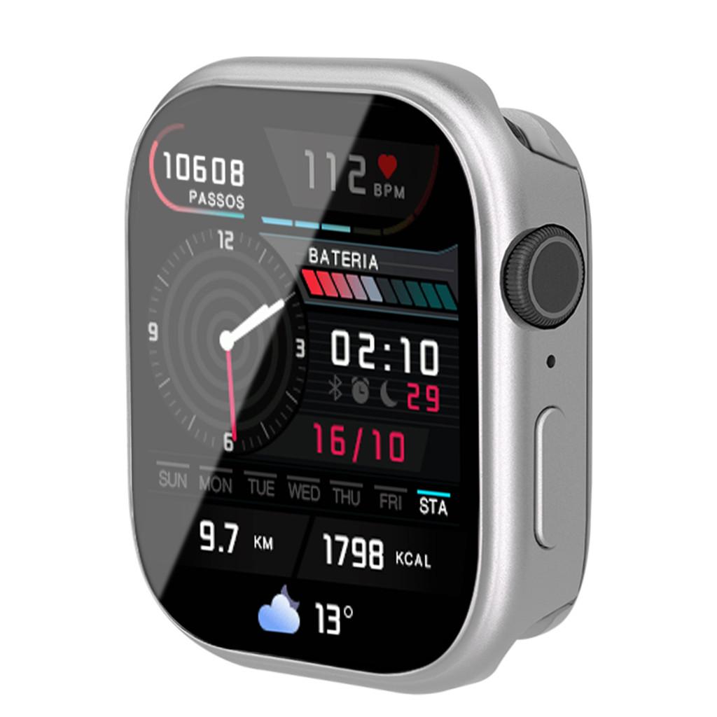 Металлический корпус для Apple Watch Series 11 10 42мм 46мм Защитная крышка экрана для IWatch Ultra 3 49мм 9 8 7 45мм 6 5 4 SE3 2 1 44мм