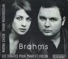 CD JOHANNES BRAHMS, MARINA CHICHE, VAH - Les Sonates Pour Piano Et Violon INTRA004 Intrada 2003 France ObiClassical Used