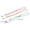 12 шт./упак. регулируемая ветрозащитная подвесная веревка цветная эластичная шапочка веревка для подвешивания маски на шею удлинительный зажим для открытия цветная пряжка