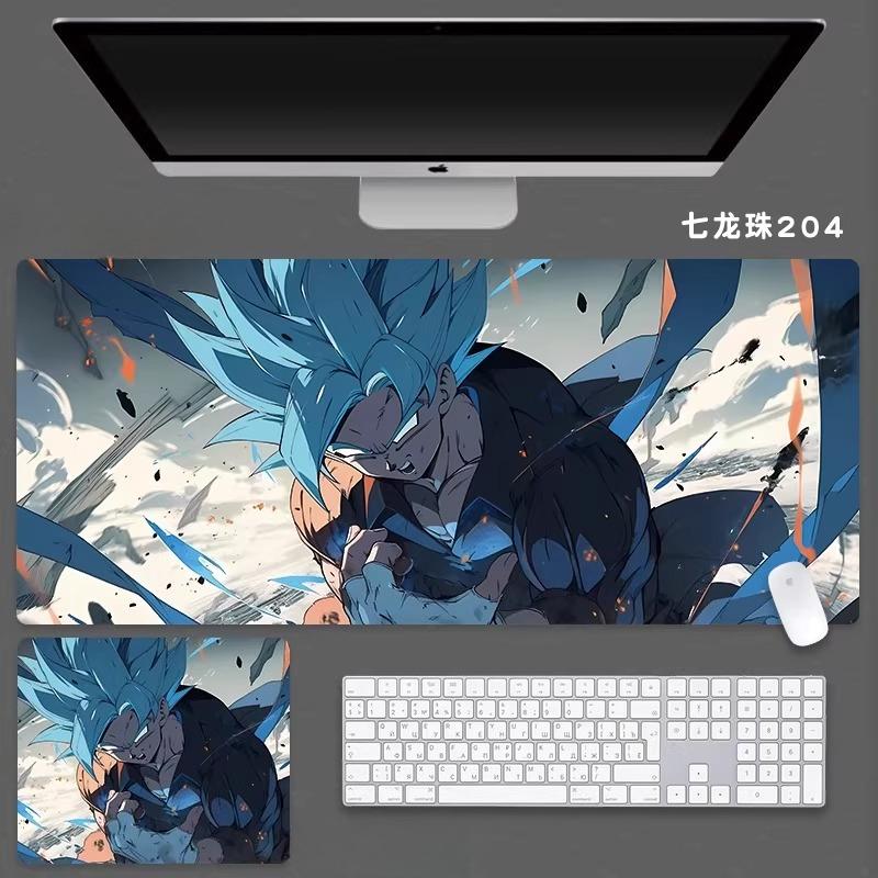 Высококачественная японская анимация Семь Драконьих Жемчужин Коврик для мыши Увеличенный Анимация для мальчиков Двумерная Киберспорт Игра Компьютерная клавиатура Студенческий настольный коврик