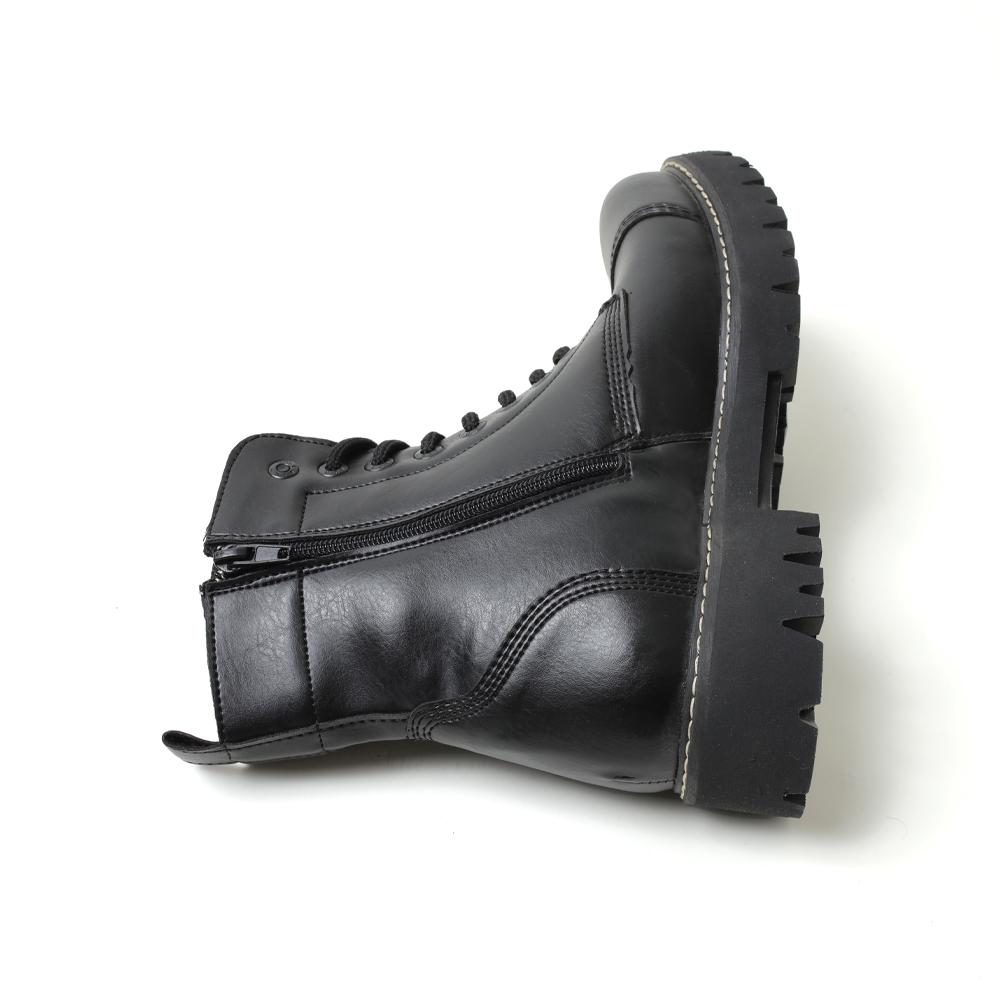 Chekich 2023 мужские ботинки темно-синего цвета из искусственной кожи со шнуровкой и молнией, зимние модные зимние ботинки больших размеров, спортивные удобные теплые ботинки до щиколотки CH009