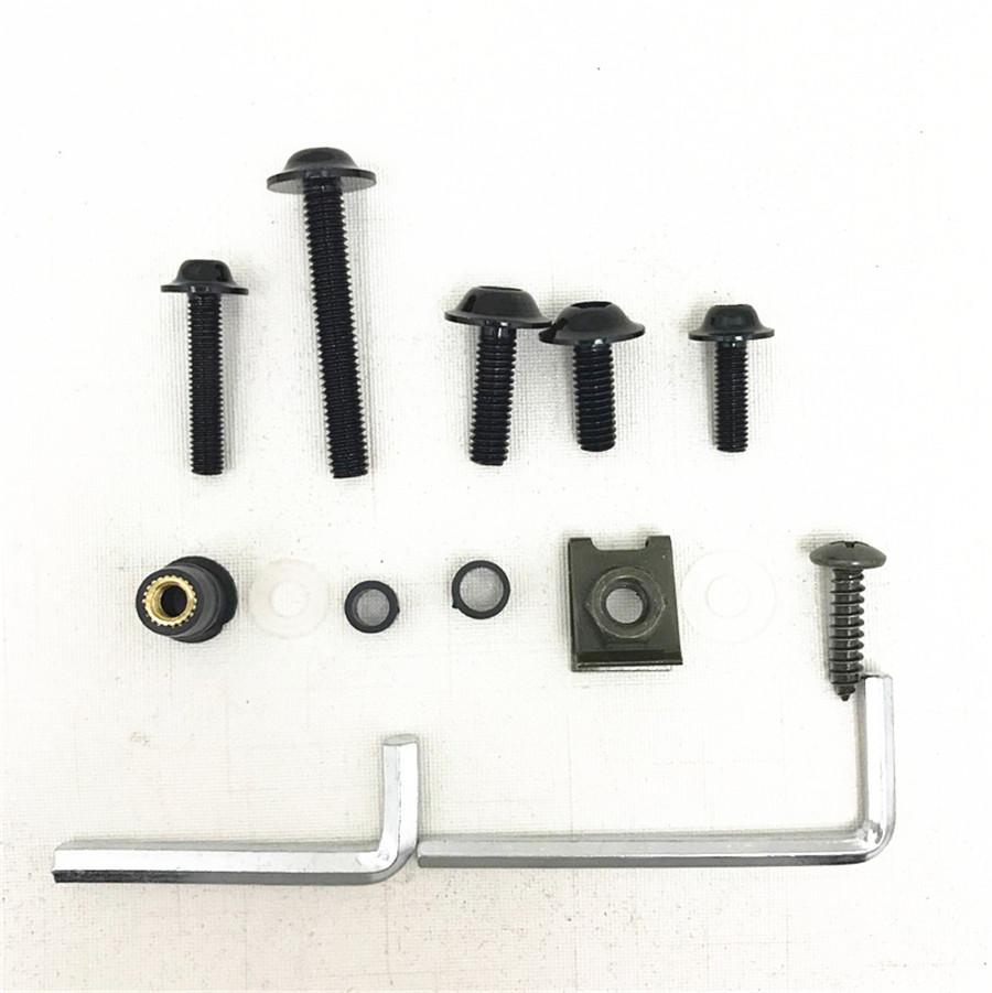 198 шт. Универсальный комплект пружинных винтов, болтов и гаек для обтекателя мотоцикла, крепежные клипсы для спортбайков Honda/Yamaha/Kawasaki/Suzuki