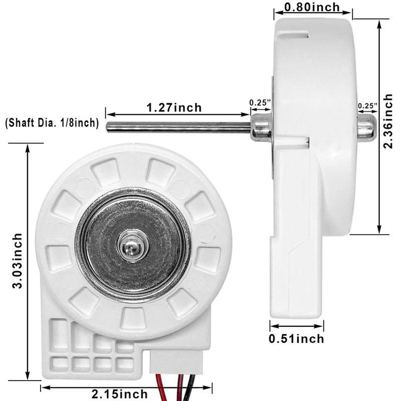 BHBL 12V 4W Запасной мотор вентилятора испарителя холодильника для -330WTV 50240401000P ZWF-02-4 CW