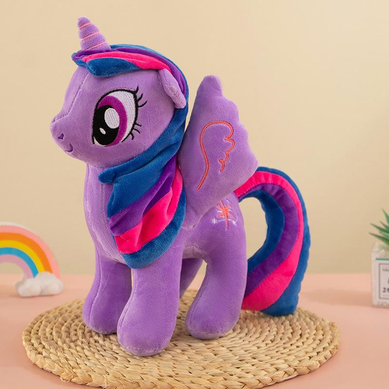 20304050 см Кавайная Плюшевая Игрушка My Little Pony Сумеречная Искорка Пинки Пай Рарити Флаттершай Эплджек Рейнбоу Дэш