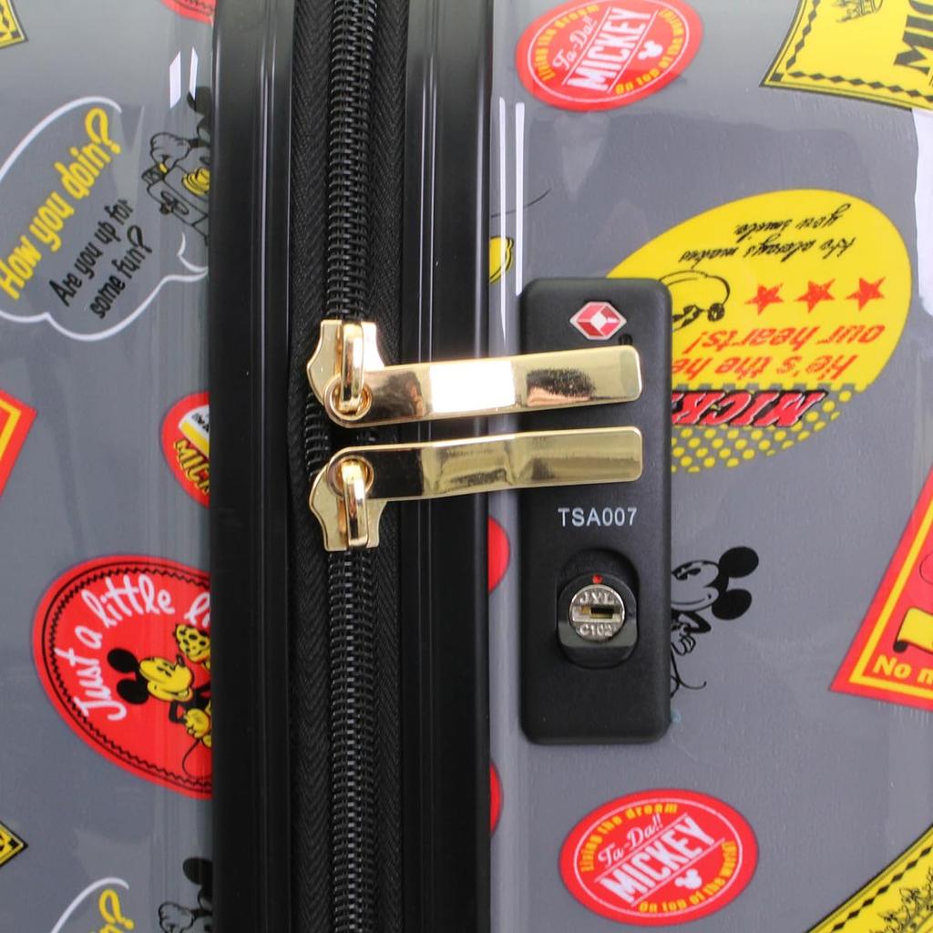 Hapitas Siffler Чемодан Микки Мауса TRC2279-49 DN37 Наклейка Микки Мауса Серый