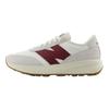 New Balance 370 Морская соль Классический малиновый Мужские кроссовки Белые U370CB