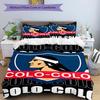 3pcs Football Team (34) Design Cover Set - HD Printed Bedding with 1 Cover and 2 Pillowcases - Perfect for Home and Dorm Decor