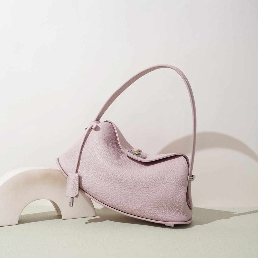 Early Spring Series Leather Women's Bag First Layer Cowhide Simple Crossbody Bag Premium Shoulder Bag