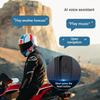 Motorcycle Helmet Bluetooth Intercom 2 In 1 Multi-Scene Mixed Music Sharing IP65 Waterproof Intercom Distance 500 Meters Motorcycle Helmet Headsets