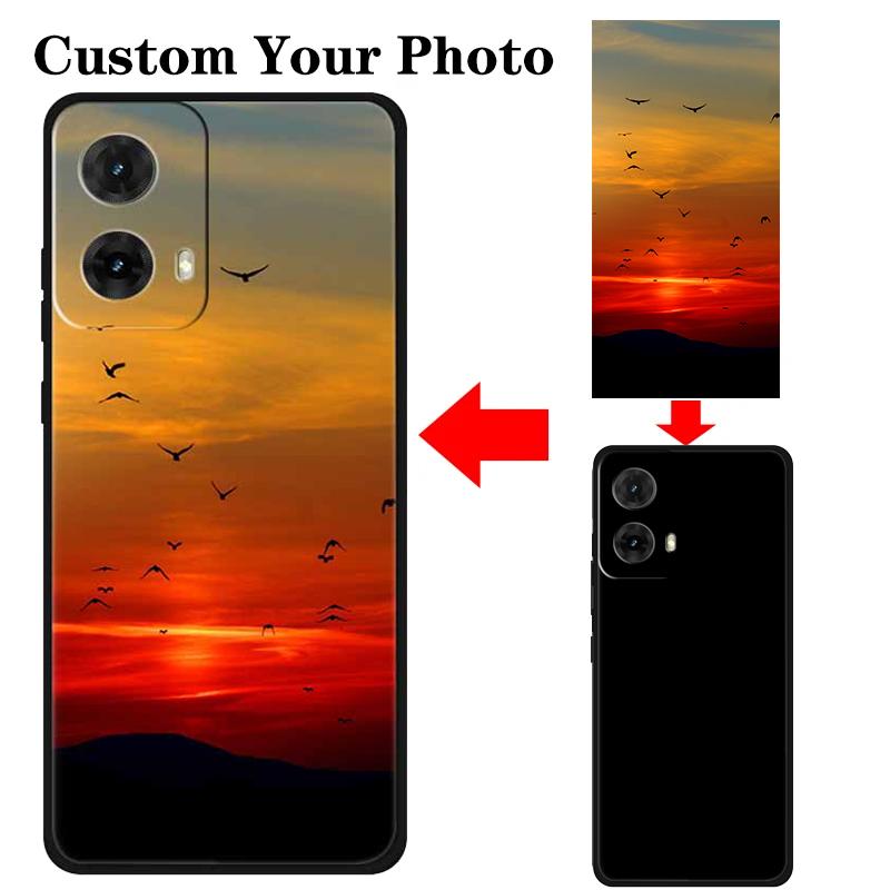 Customized Phone Case For Moto G86 G56 G60s G60 G40 DIY Soft Silicone TPU Cover Bumper For Motorola Moto G 86 56 60 40 60S Funda