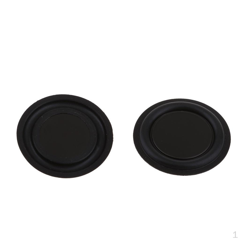 2x 40mm Speaker Loudspeaker Vibrating Membrane Passive Bass Diaphragm Plate