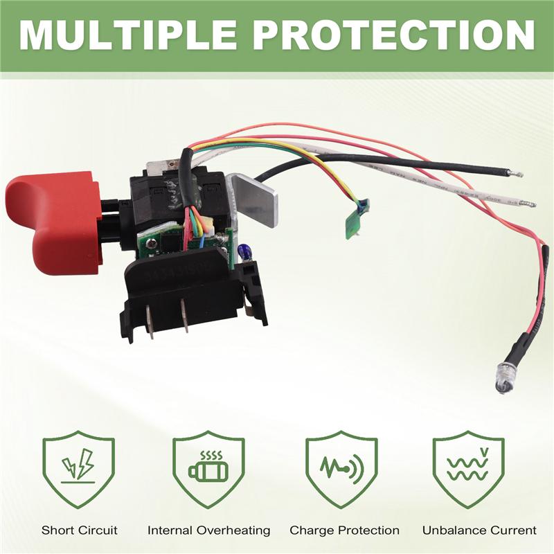 AD23-343431900 Переключатель для METABO 02264000 Аксессуары для электроинструментов Аккумуляторная пила Аксессуары для электроинструментов