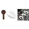 Лоток для дозирования кофе, блюдце для кофейных зерен, мерные ложки, подставка для кофейных зерен, керамический контейнер для кофейных зерен для любителей кофе