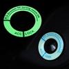 Наклейки-кольца с ночным свечением на замок зажигания автомобиля, ключ, автомобиль, мотоцикл, 3D наклейка, украшение, флуоресцентные наклейки, автоаксессуары