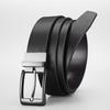 Вращающаяся пряжка-штифт Двусторонняя основа ремня Может использоваться Мужской кожаный ремень, Высококлассный городской ремень для отдыха Трендовый