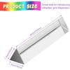 Coitak 6 Inch Optical Glass Triangular Prism, Crystal Triangular Prism for Teaching Light Spectrum Physics, Photo Photography Prism Tool
