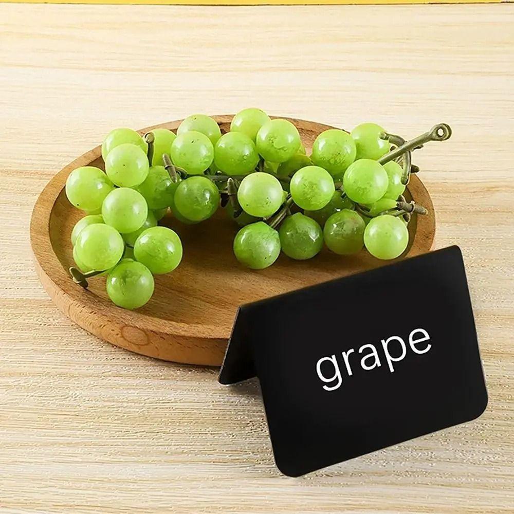 12/15/20/25Pcs with 2pcs White Pen Message Blackboard Signs Mini Chalkboard Tags  Party Supplies