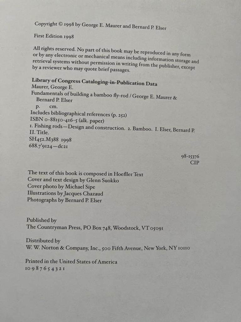 [USED] Bamboo Fly-Rod First Edition