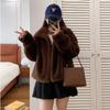 Faux Mink Fur Women Fashionable Loose Faux Mink Fur Velvet Jacket Ladies Streetwear