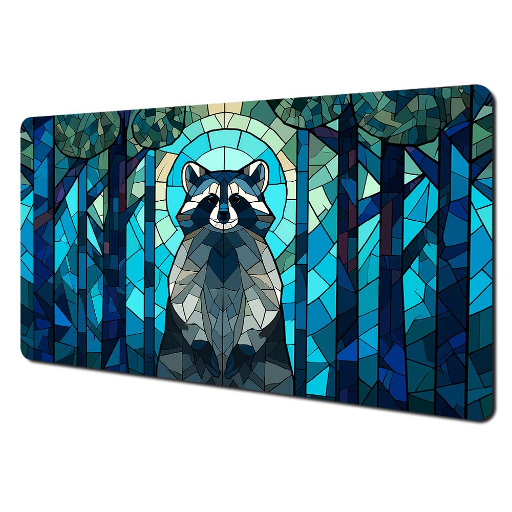 Magic Cards Rug With Zone Mtg Playmat Raccoon Messenger Anime Theme Gathering Game Mat Desk Mat Tcg Rug Commander Battle Playmat