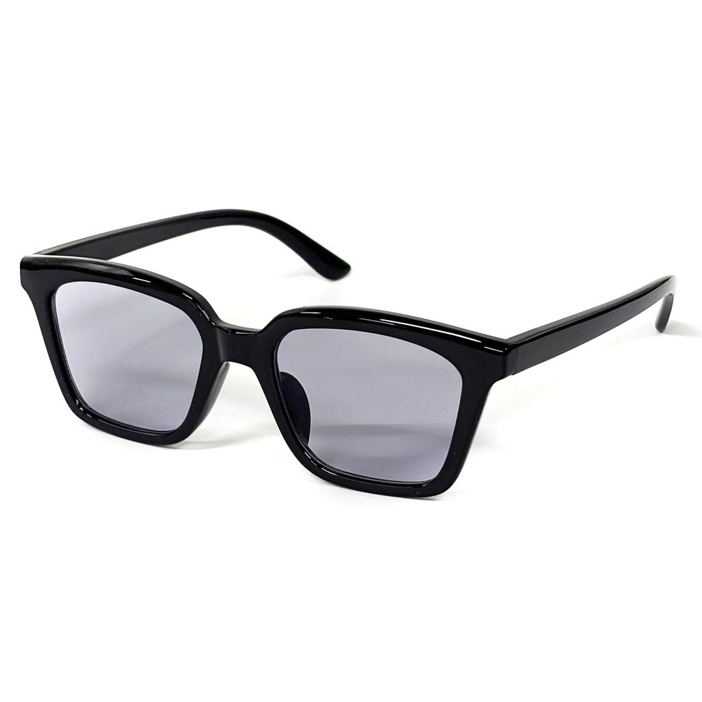 FashionBerry Черные и Квадратные UV Модные Широкие Стройнящие UV Стильные Очки для и Зарубежных Подходят для Всех Средне-Серые Солнцезащитные Очки, 99% Защита,