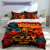 3pcs Custom Name rock Ozzy Osbourne Bedding Set,Includes 1 Duvet Cover and 2 Pillowcases,All-season Bedroom Decor