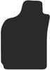 Rubber-Backed Polyamide Driver Floor Mat For Fiat Siena Sedan 1996-2006