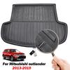 Rear Trunk Fit For Mitsubishi Outlander 2013 - 2017 2018   Boot Liner Cargo Mat Tray Floor Carpet Mud Kick