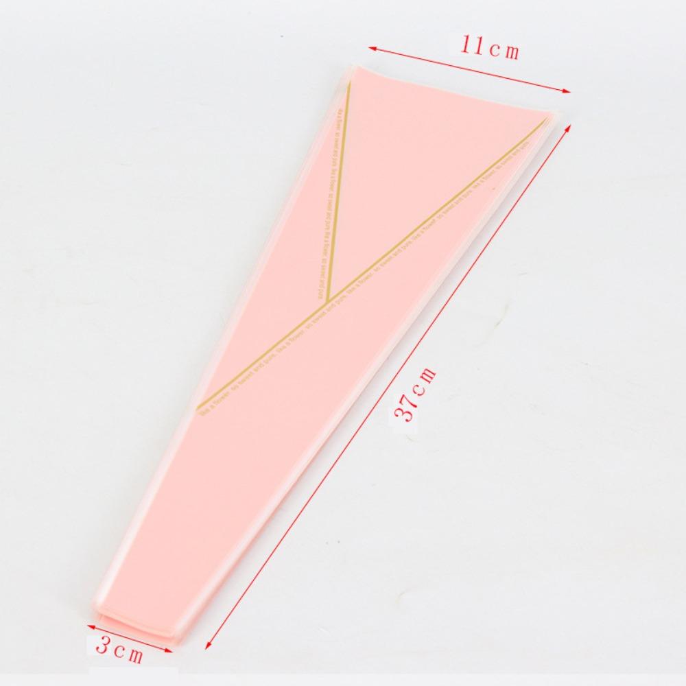 50 шт. Конусная упаковка для цветов, одиночные розы, цветочные обертки ко Дню святого Валентина