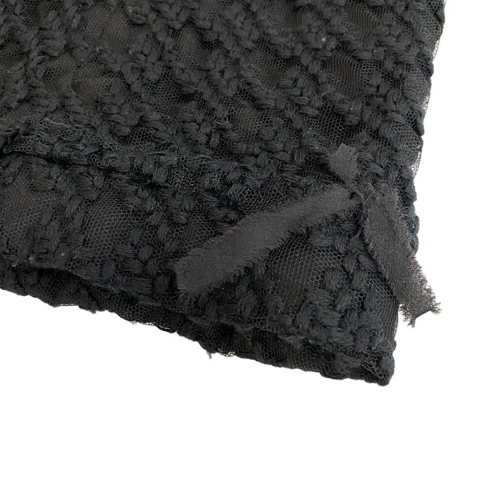 Chanel P24980V15543 шерстяная юбка черная шерсть Б/У