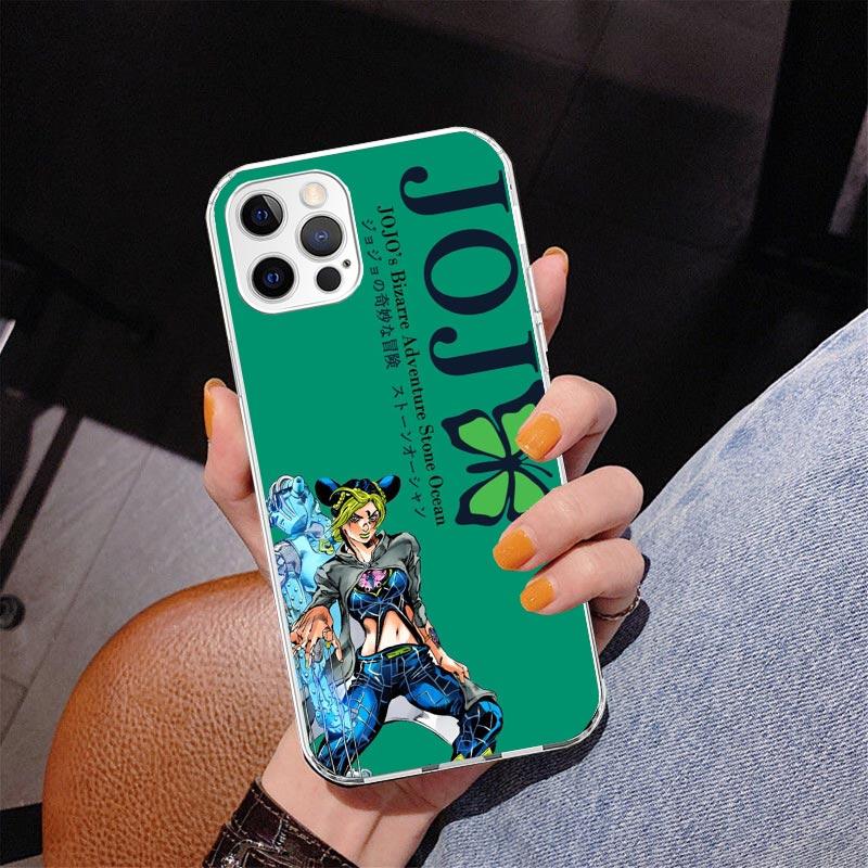 Чехол для телефона JoJo's Bizarre Adventure Джолин Куджо для iPhone 17 Air 16 Pro Max 16E 15 + 14 Plus 11 12 13 Mini 7 8 SE Подарок Печать C