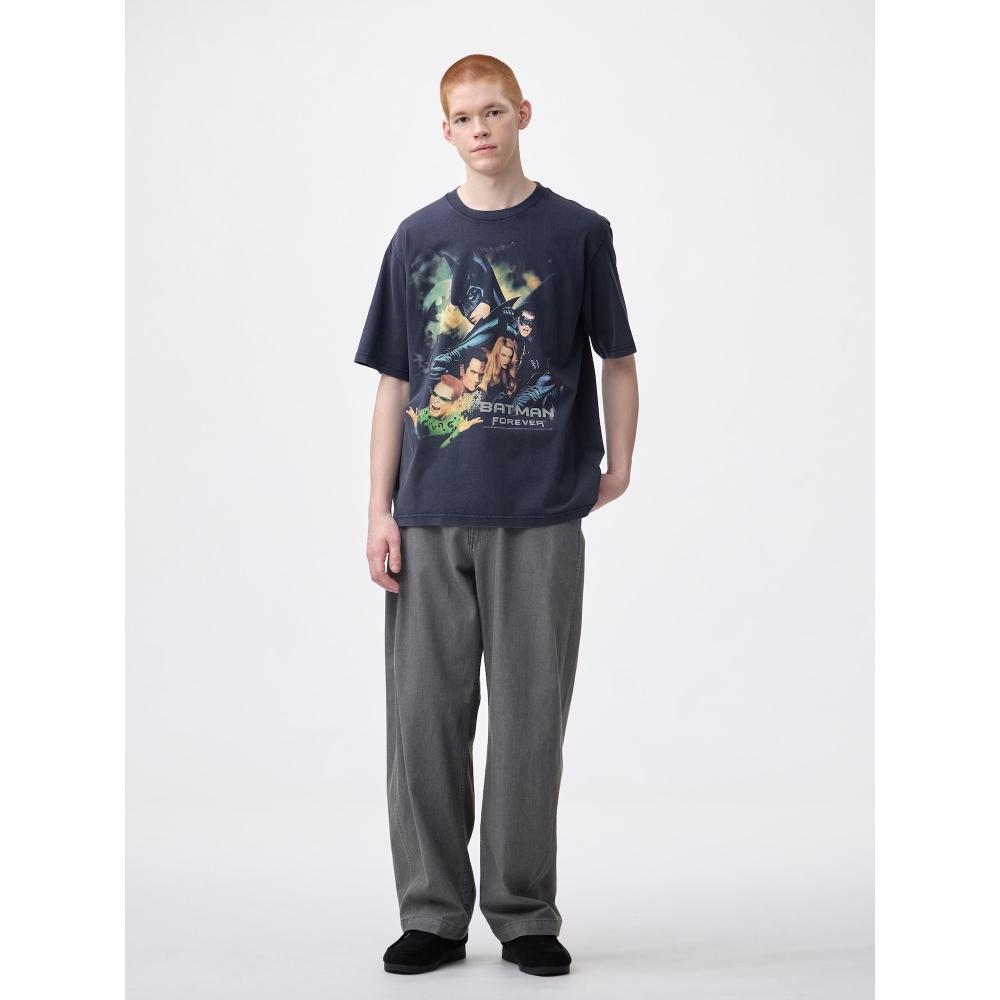 GU by Uniqlo Стирка Графическая Футболка Бэтмен