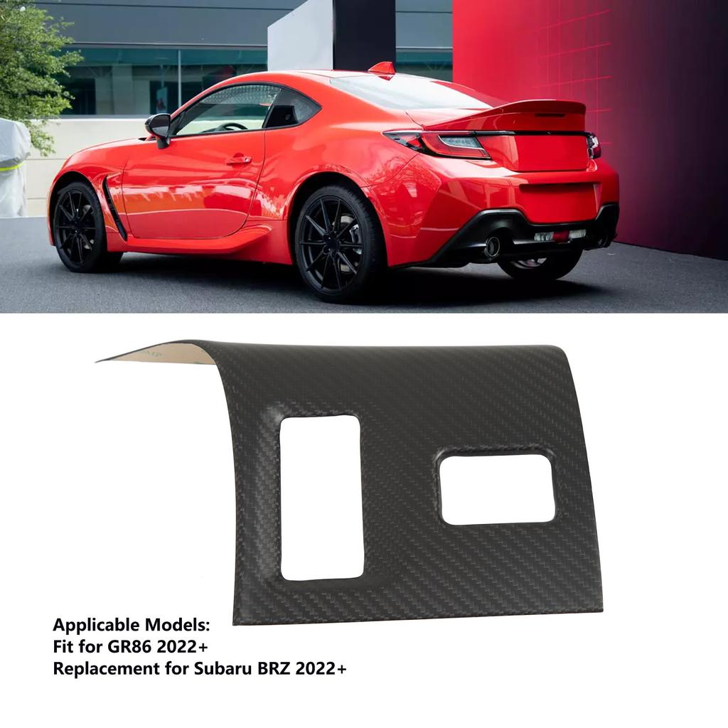 Центральная панель переключения передач, рамка из углеродного волокна, крышка панели переключения передач, замена накладки для Toyota Subaru BRZ